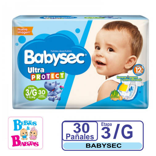 PAÑAL BABYSEC 3/G x30 unds